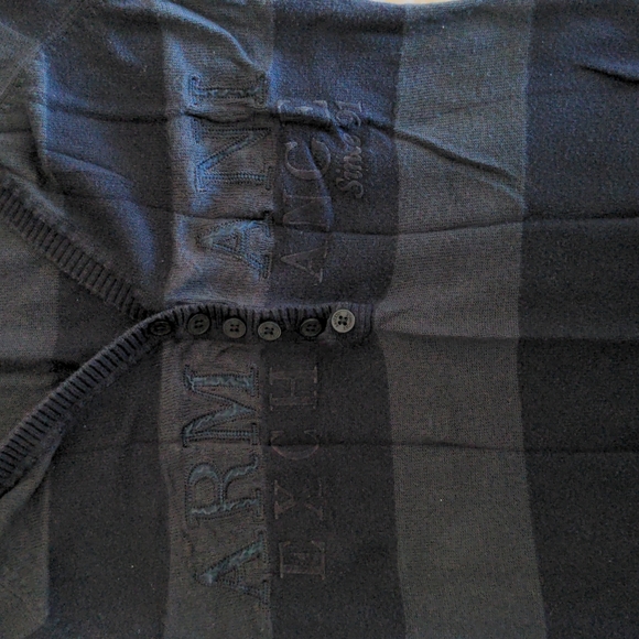 Armani Exchange Striped Knit Top - Picture 2 of 2